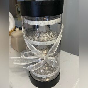 Elegant Bowring golden star design ceramic cupcake stands